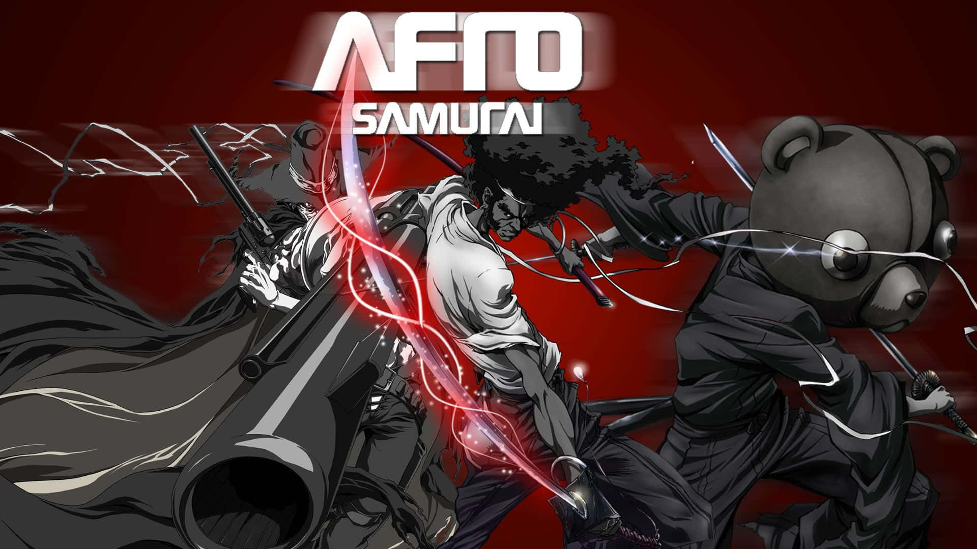 Afro Samurai in Action Wallpaper