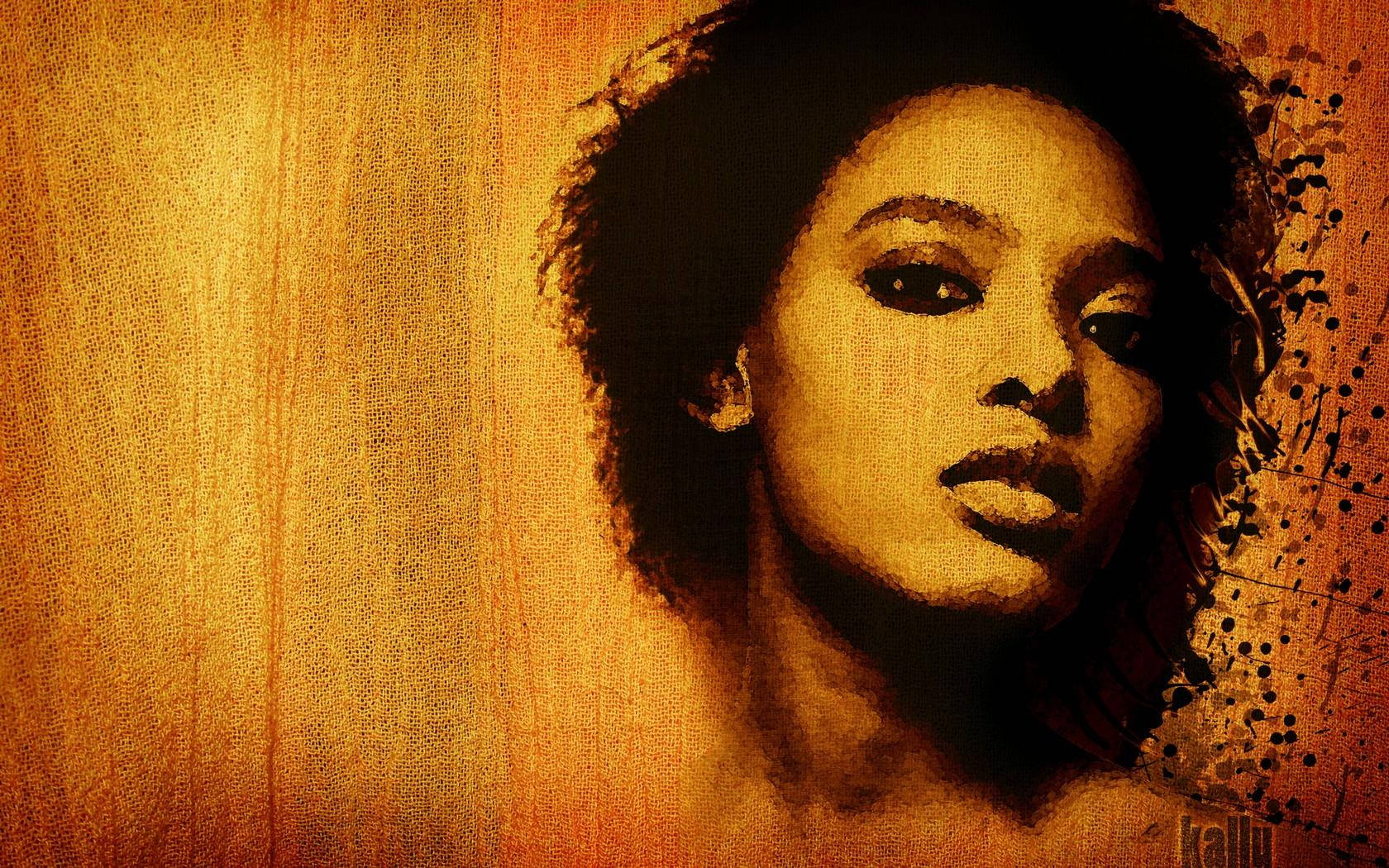Afrokvinna För Sexiga Svarta Kvinnor. Wallpaper