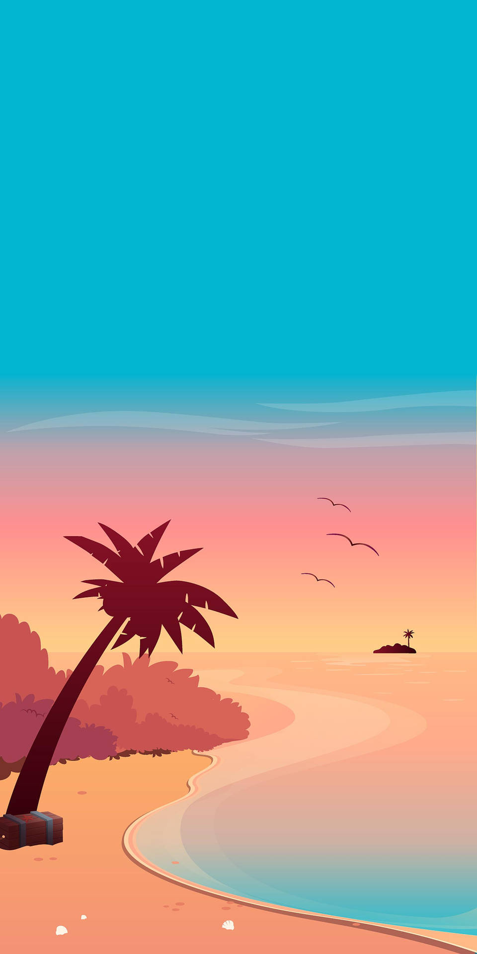 Afternoon Beach Vibes Wallpaper