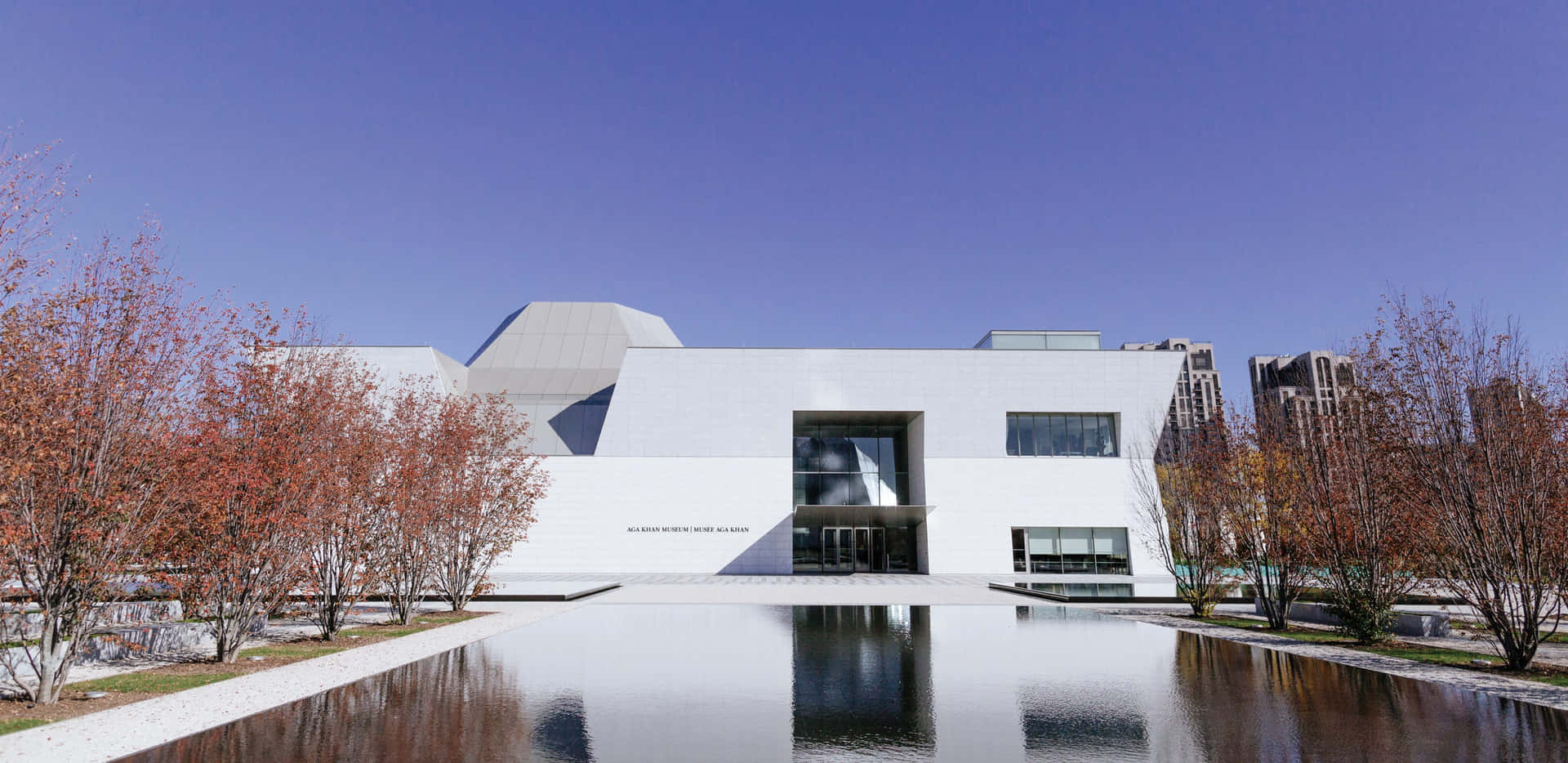 Aga Khan Museum Exterior Reflection Wallpaper