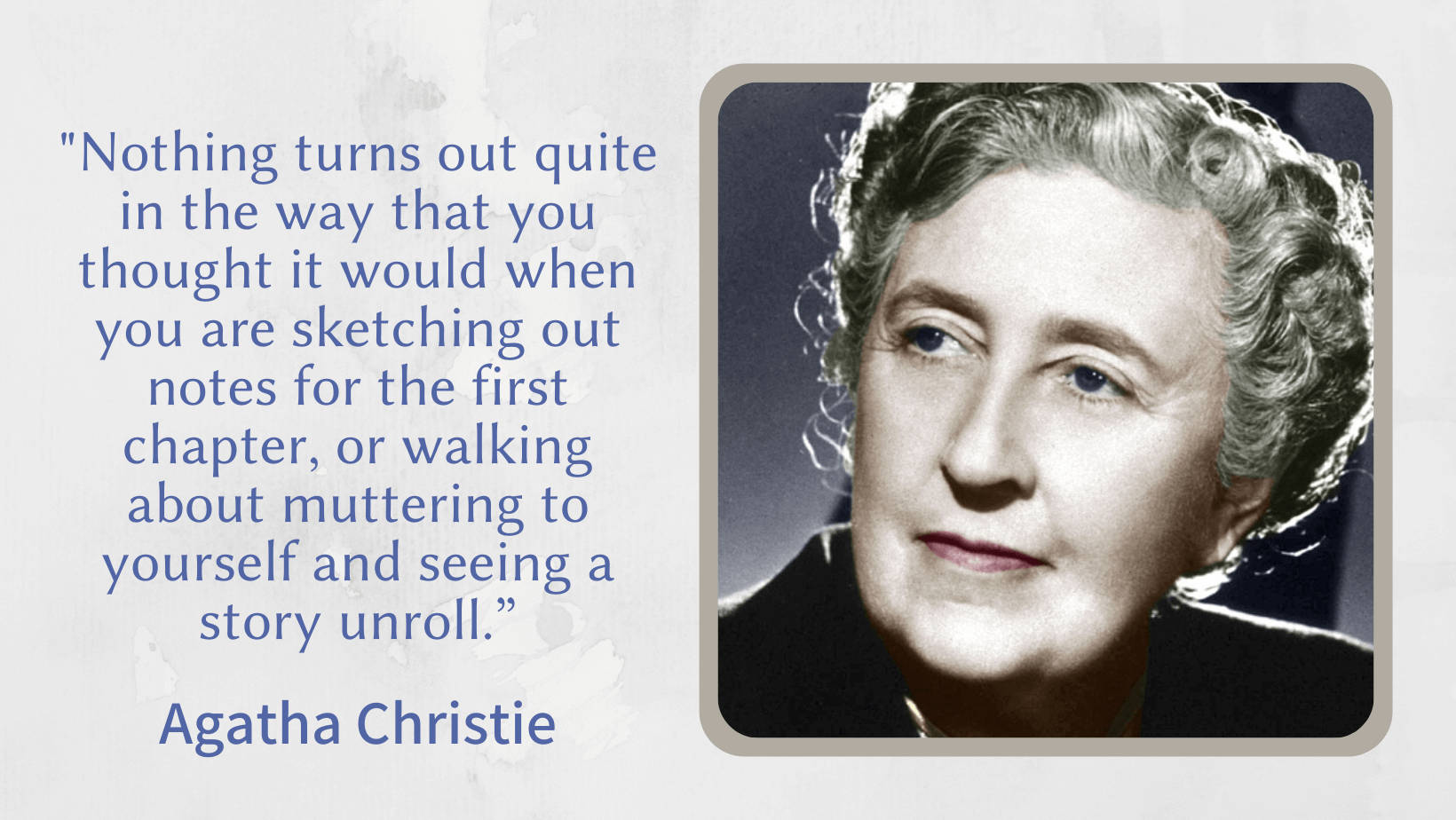 Download Agatha Christie Facebook Cover Quotes Wallpaper 