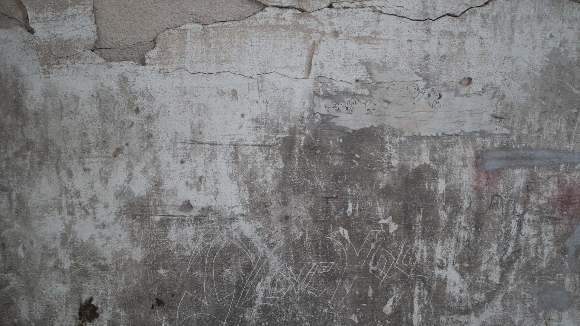 Aged Concrete Wall Texture Wallpaper