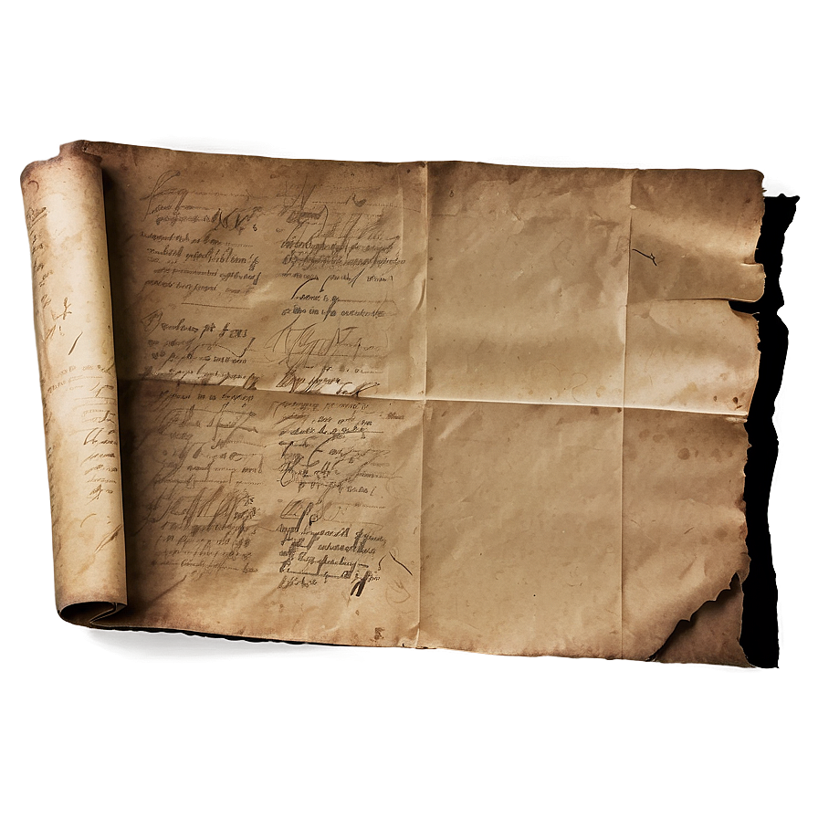 Aged Paper With Ink Stains Png 05232024 PNG