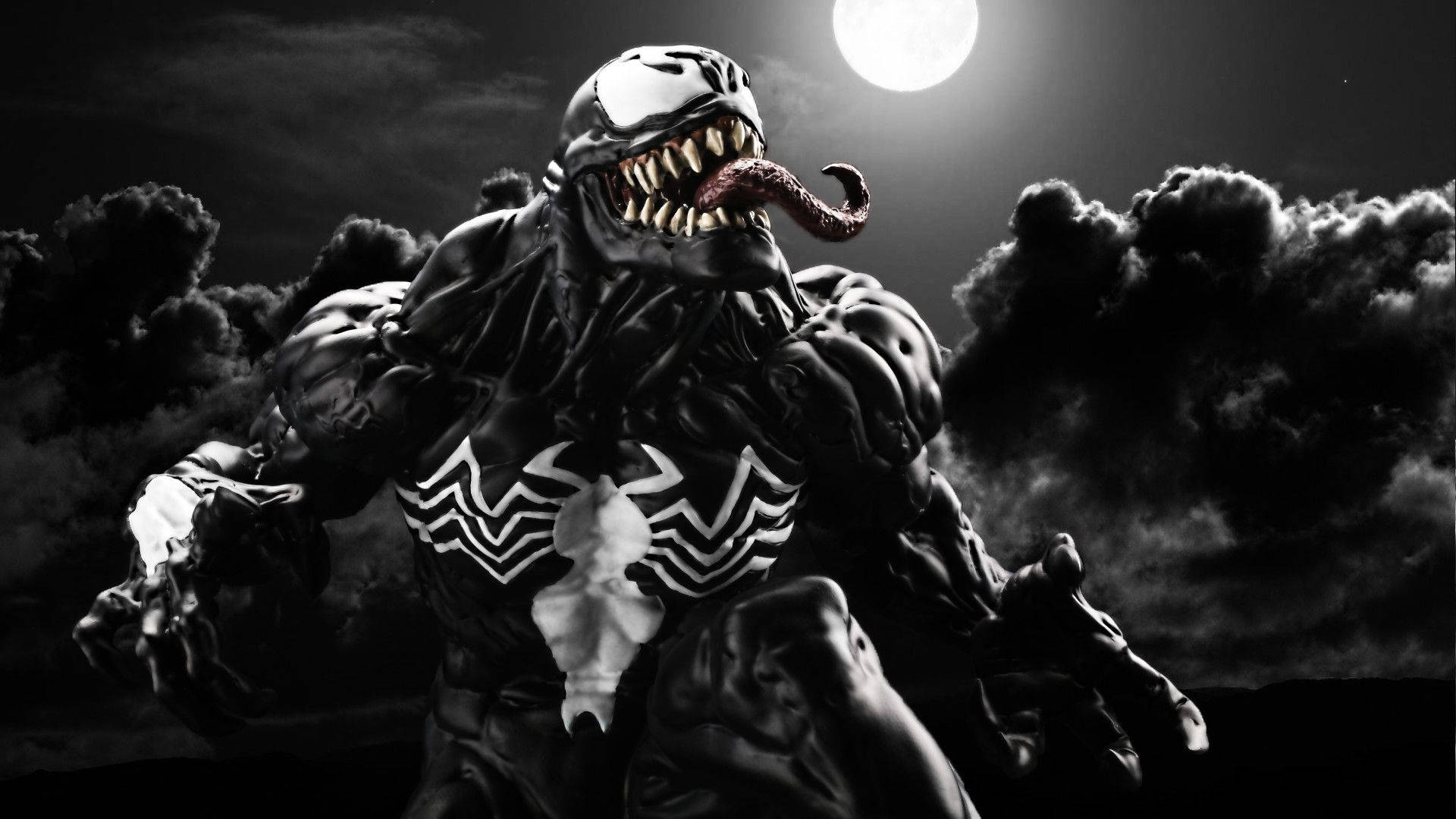 Agent Venom Full Moon Wallpaper