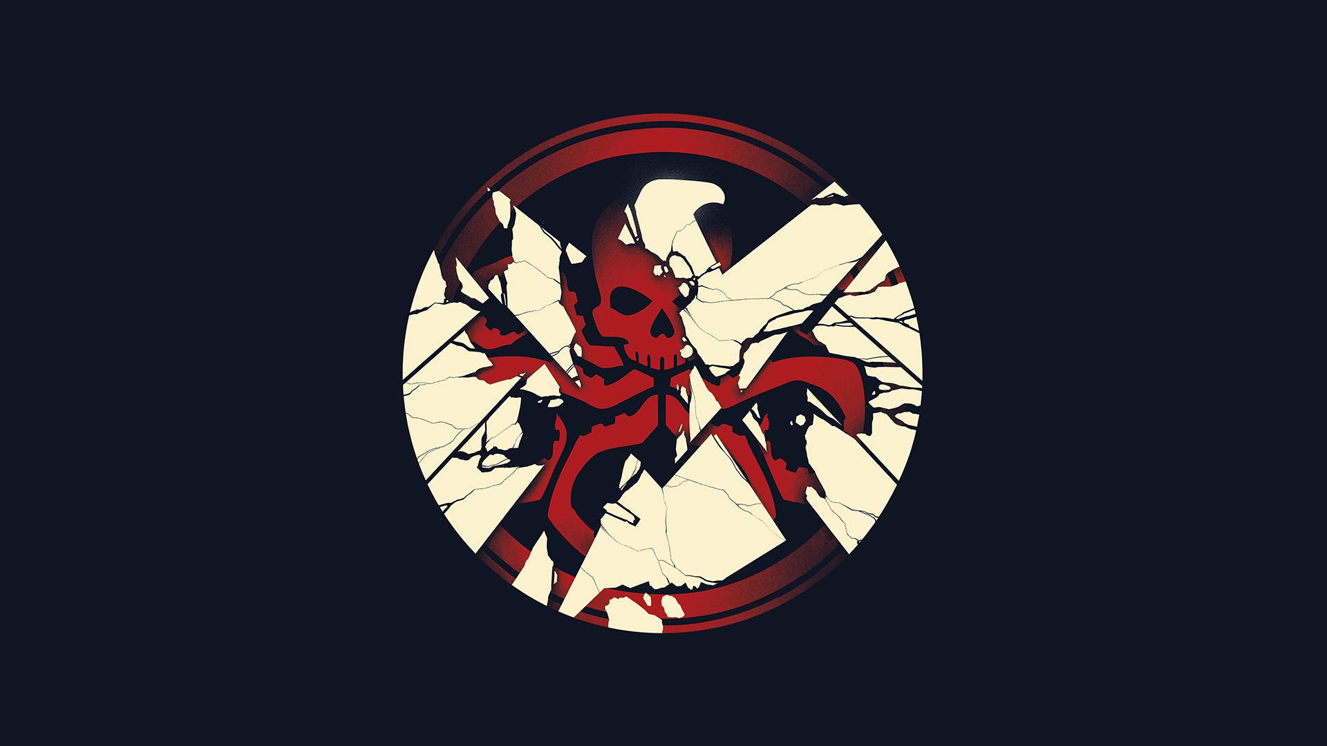 Agents Of Shield And Hydra Logo Art Wallpaper