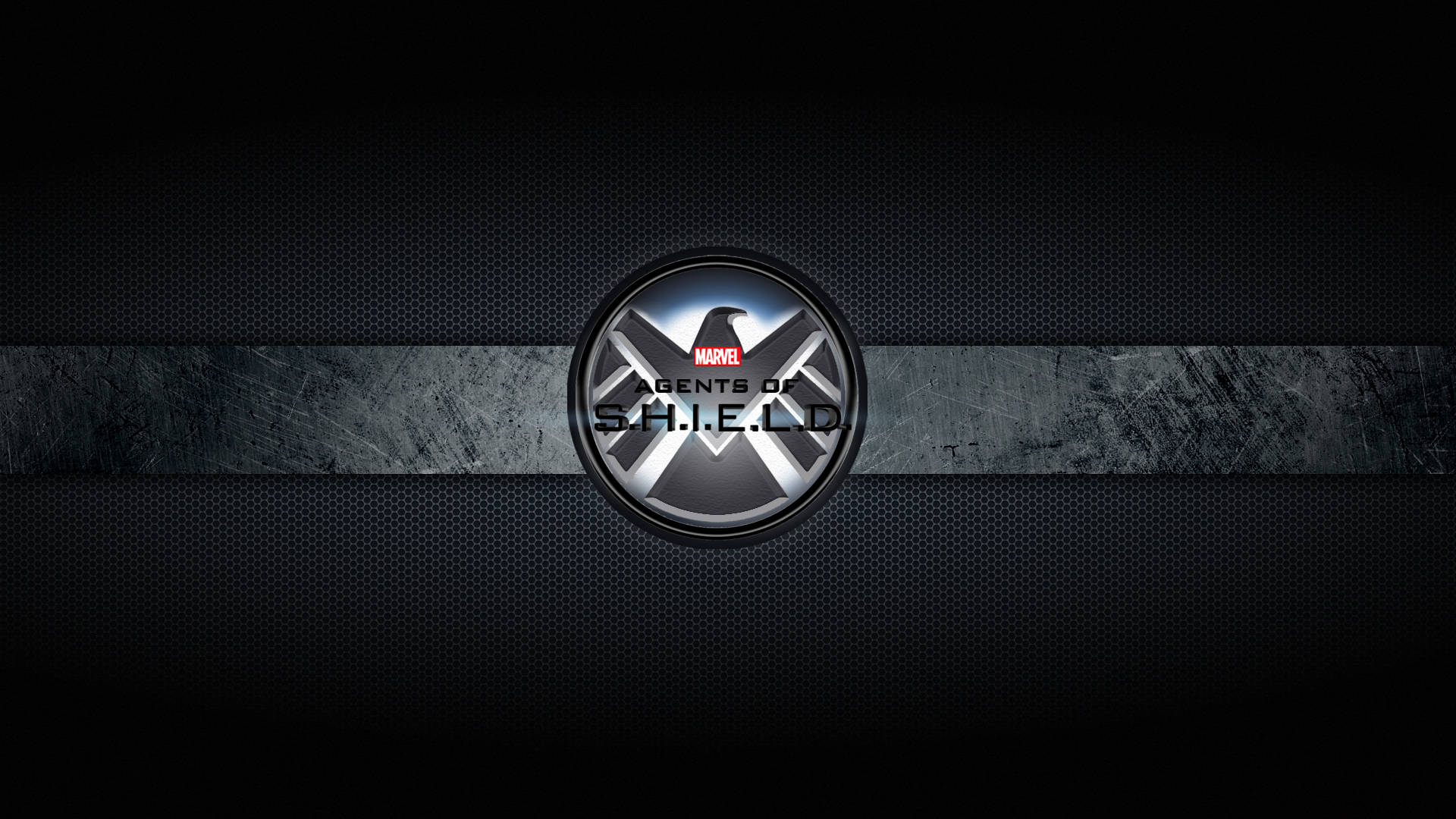 Agentesde Shield Logotipo De Marvel. Fondo de pantalla
