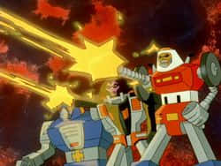 Aggressive Robots From Challenge Of The Gobots Wallpaper