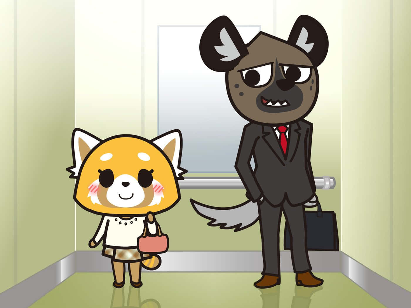 Aggretsuko – Screaming out her troubles through metal rock