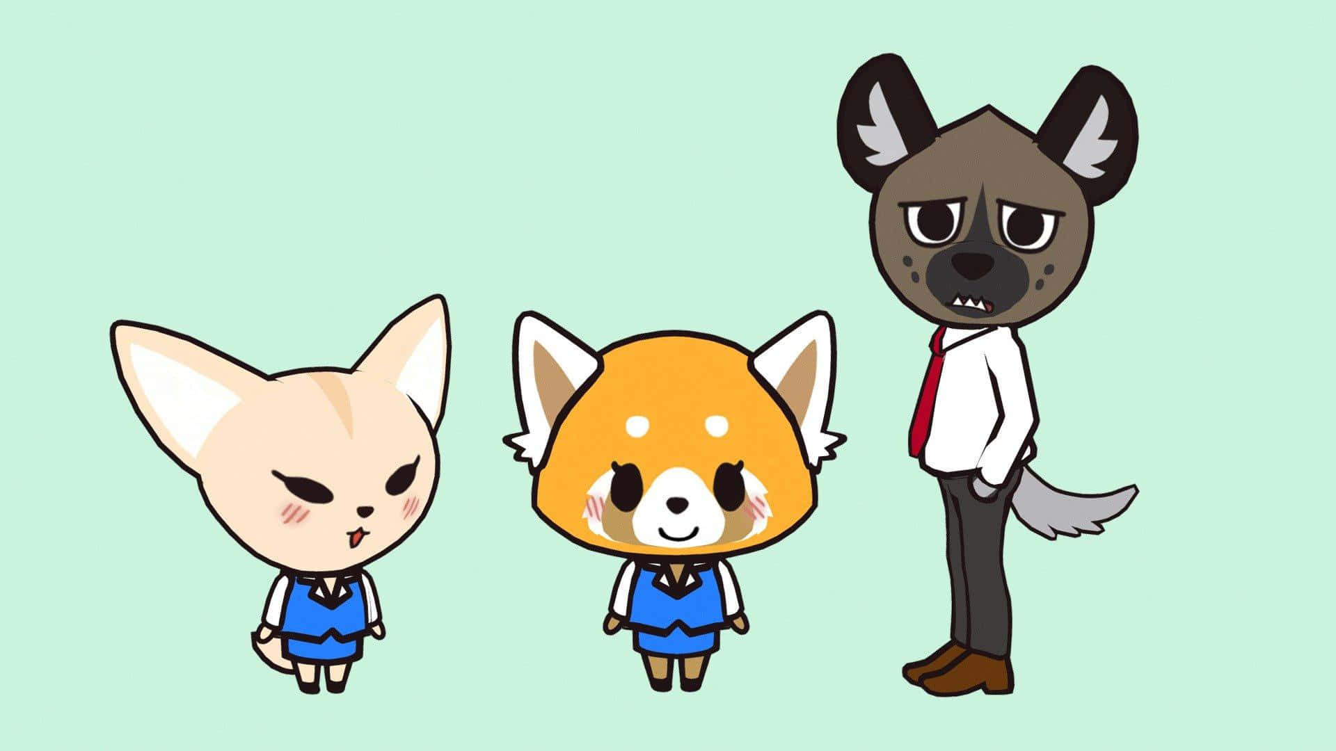 Aggretsuko coping with stress