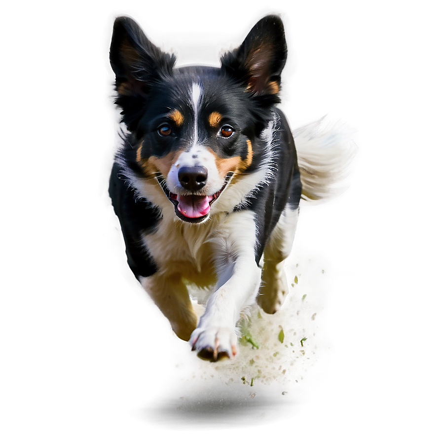 Agility Dog Running Png Mfa62 PNG