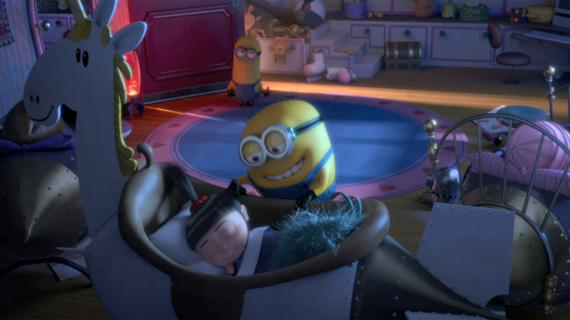 Agnes Sleeping Minions Despicable Me 2 Picture