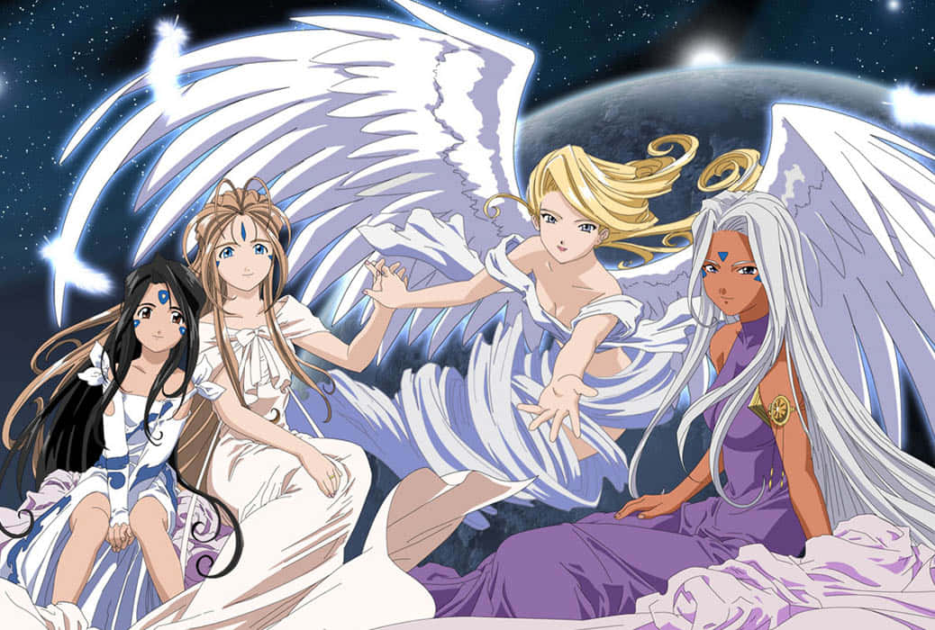 aa megami-sama belldandy wings | konachan.com - Konachan.com Anime  Wallpapers