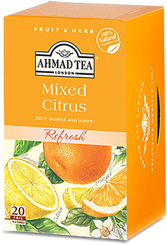 Ahmad Tea Mixed Citrus Box PNG