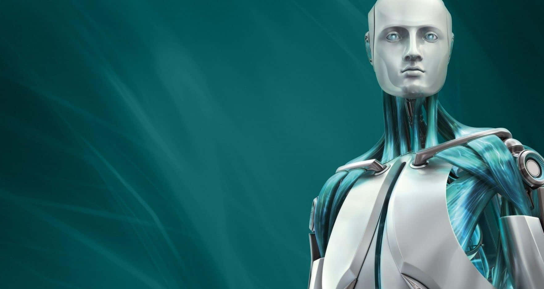 Futuristic Artificial Intelligence Concept Wallpaper