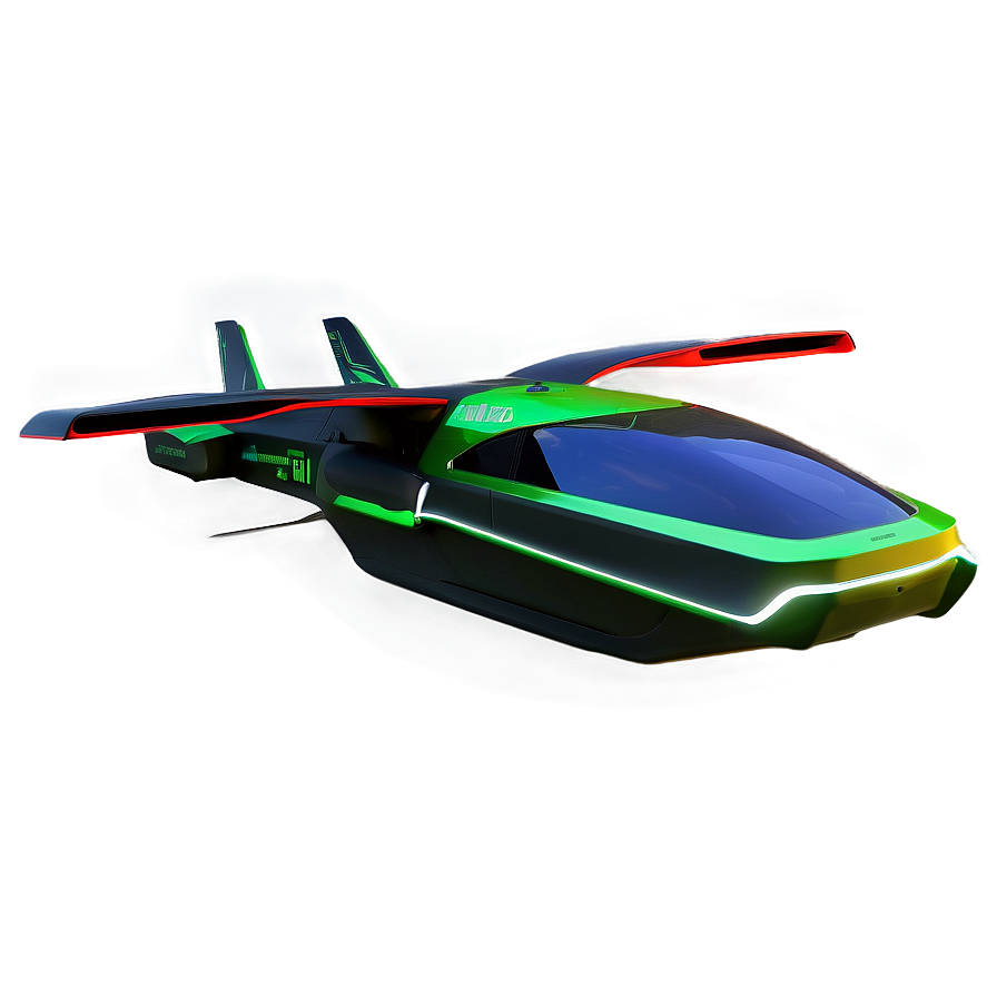 Ai-driven Flying Car Png 06202024 PNG