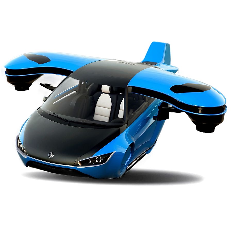 Ai-driven Flying Car Png 06202024 PNG