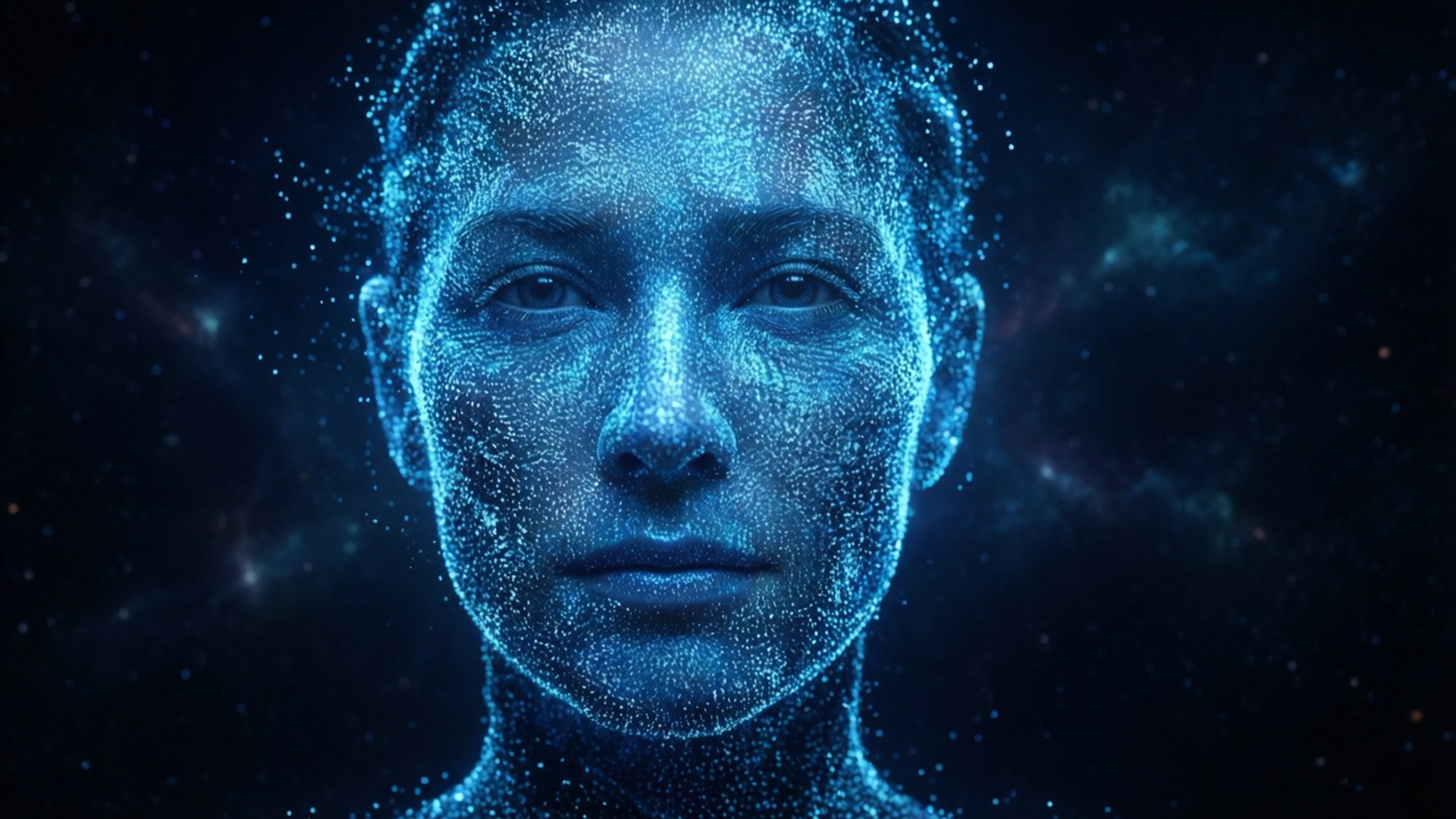 AI Face Particles Papéis de Parede
