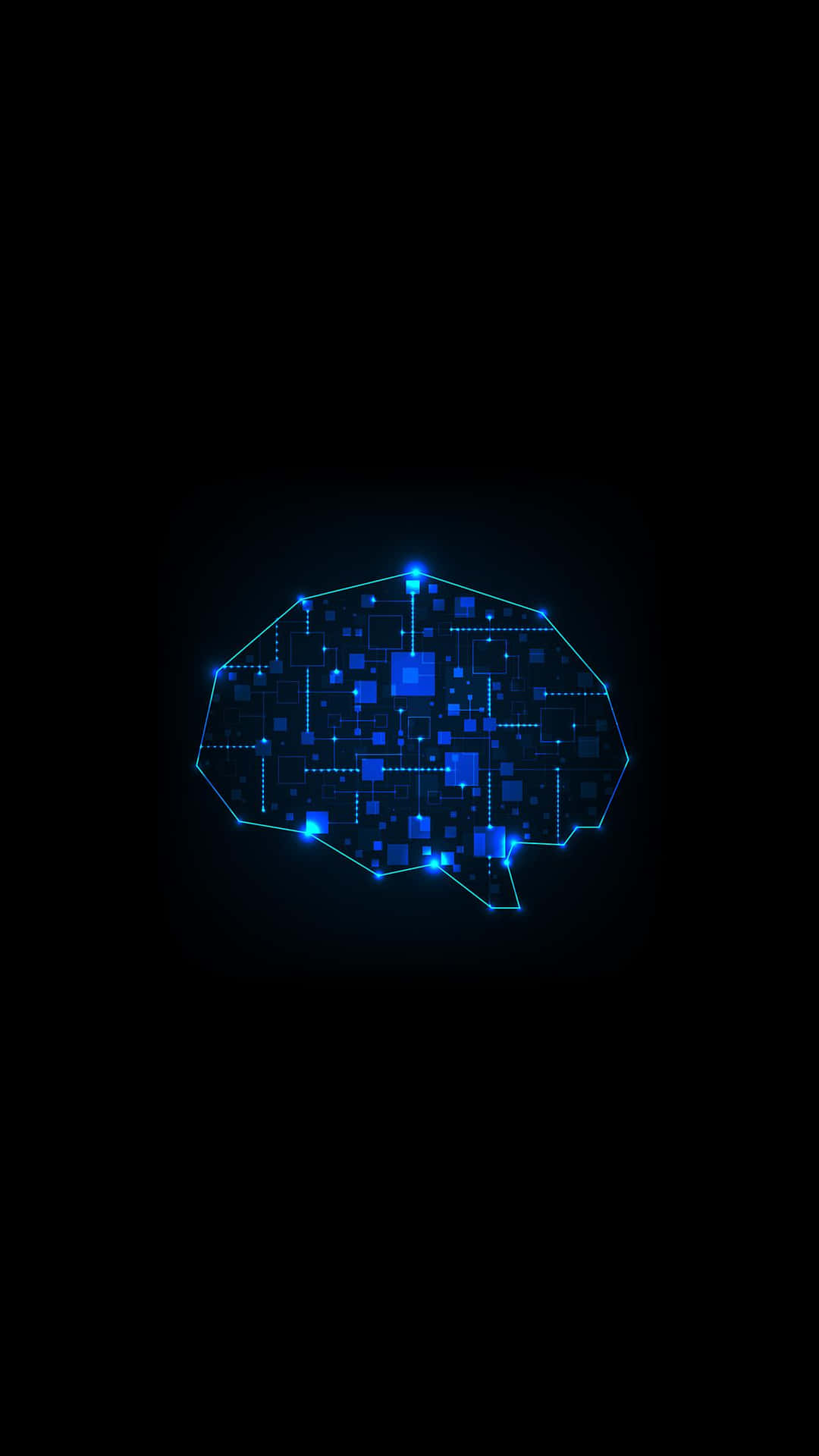 Ai Neon Brain Artificial Intelligence Picture