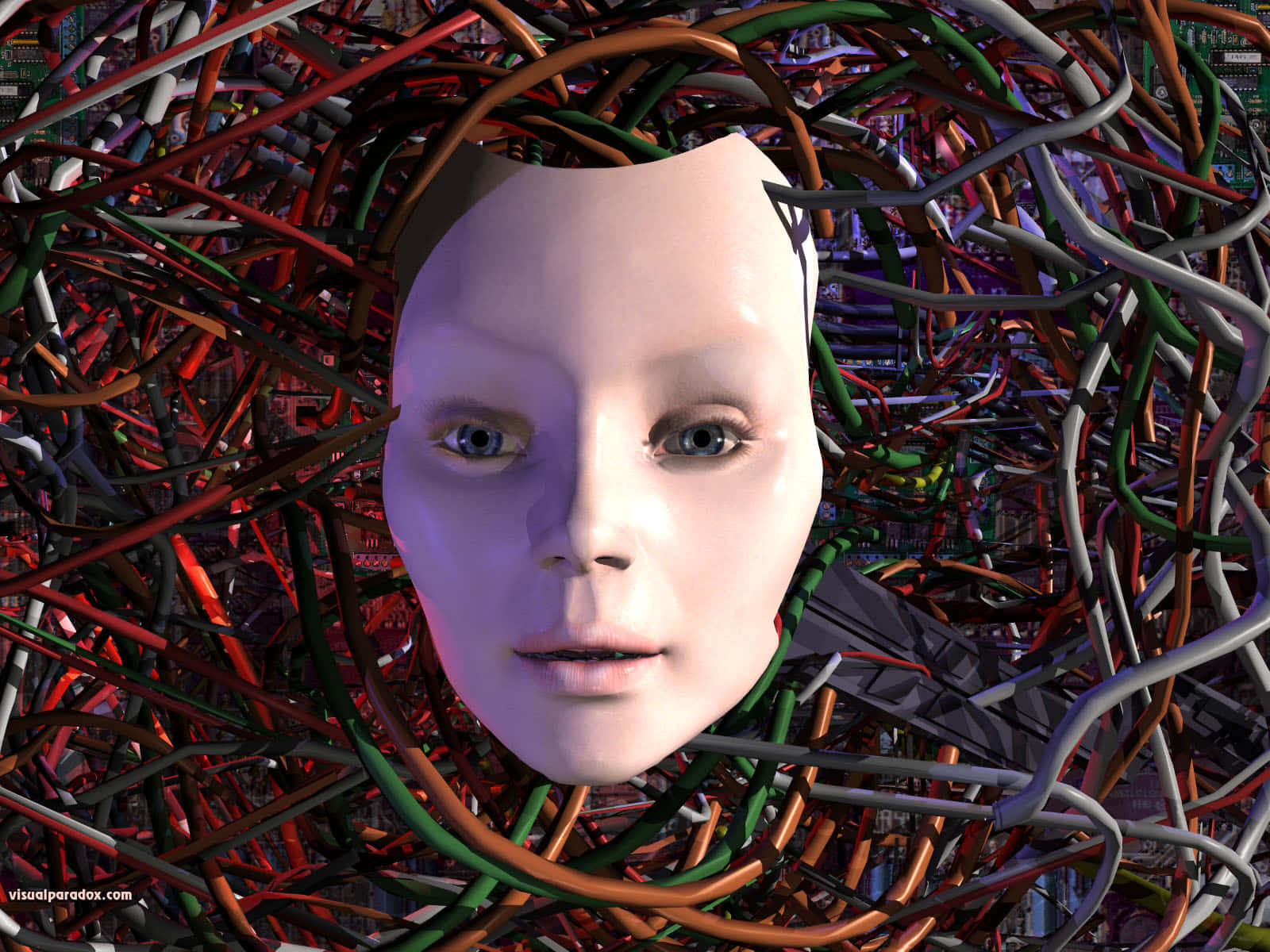 Ai Robot Hyper-realistic Face Picture