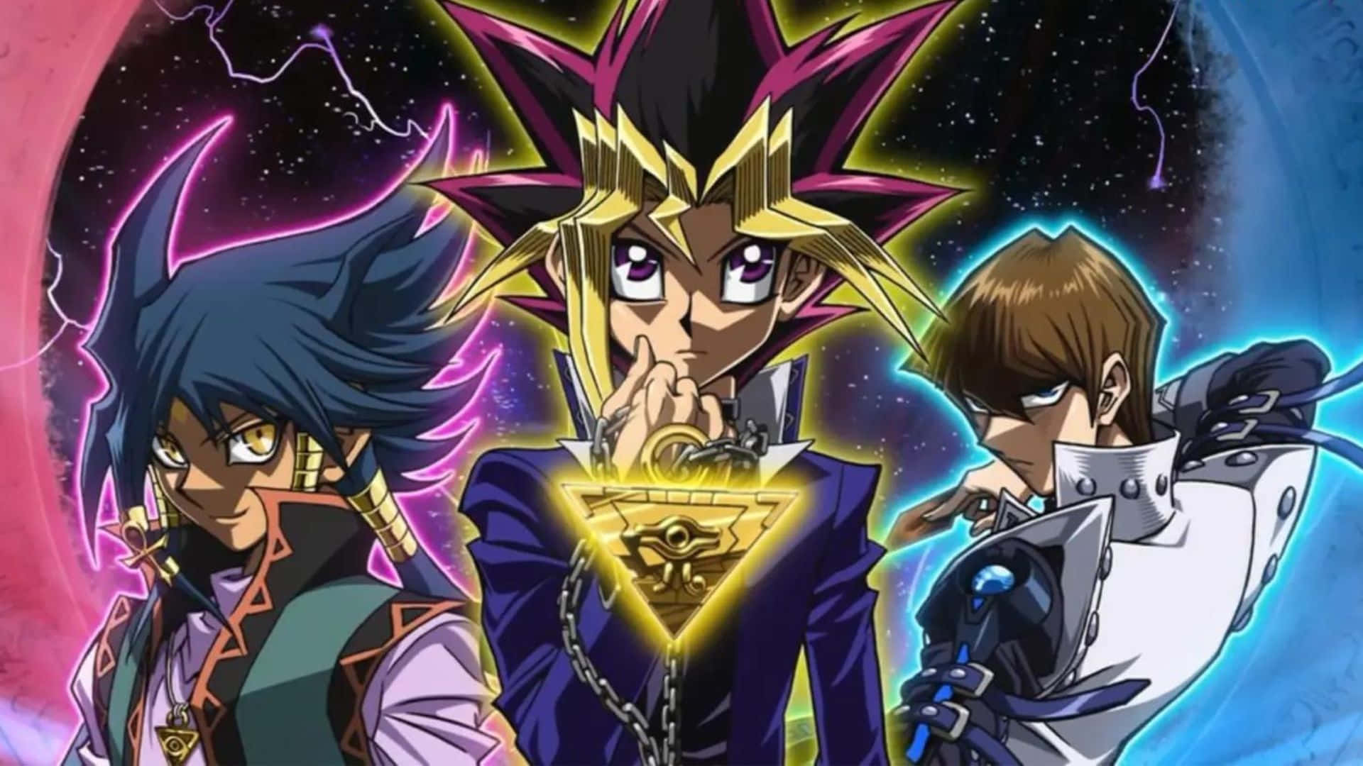 Aigami, the Enigmatic Cubic Card-Wielder from Yu-Gi-Oh! The Dark Side of Dimensions Movie Wallpaper
