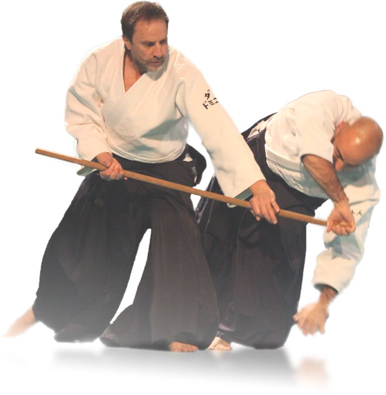 Download Aikido Defense Techniquewith Jo Staff | Wallpapers.com