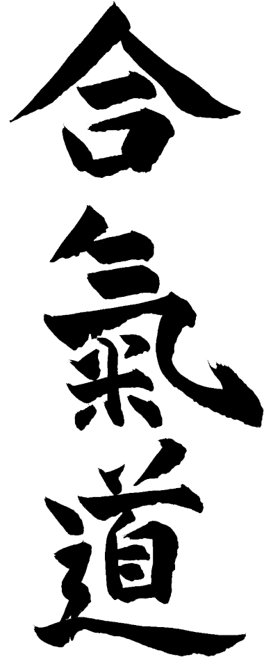 Aikido Kanji Calligraphy PNG