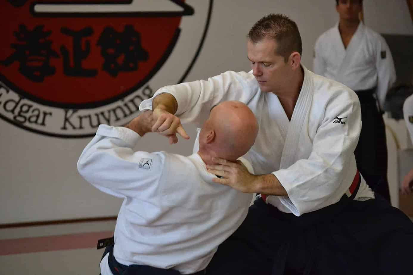 Aikido Sensei Teaching Traditional Technique Wallpaper