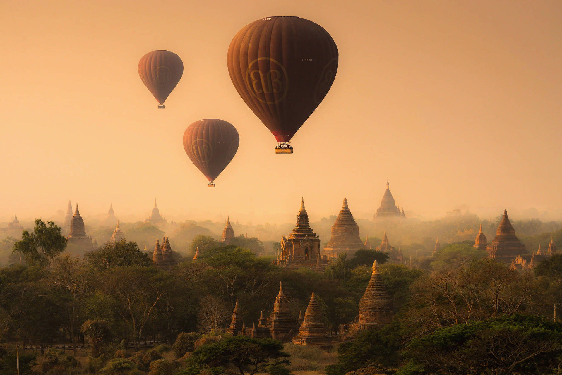 Air Balloon Festival Myanmar Wallpaper