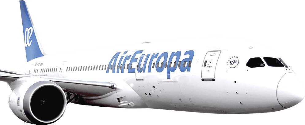 Air Europa Aircraft Isolated PNG
