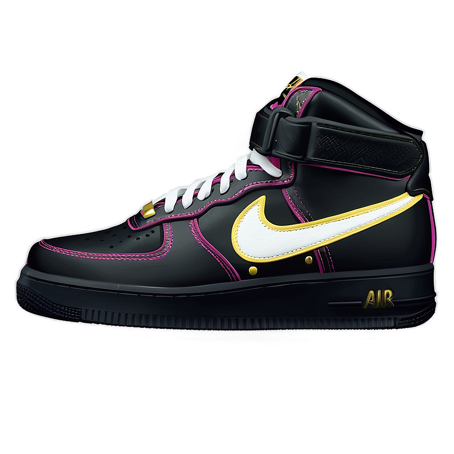 Air Force 1 Basketball Shoe Png Lta47 PNG