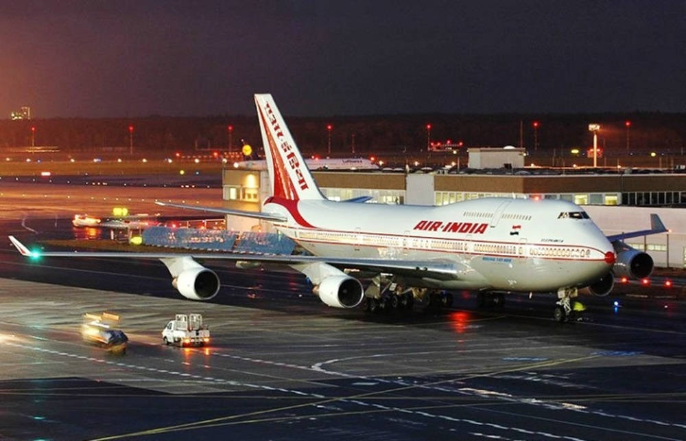 Air India 747-400 Jumbo Jet Wallpaper