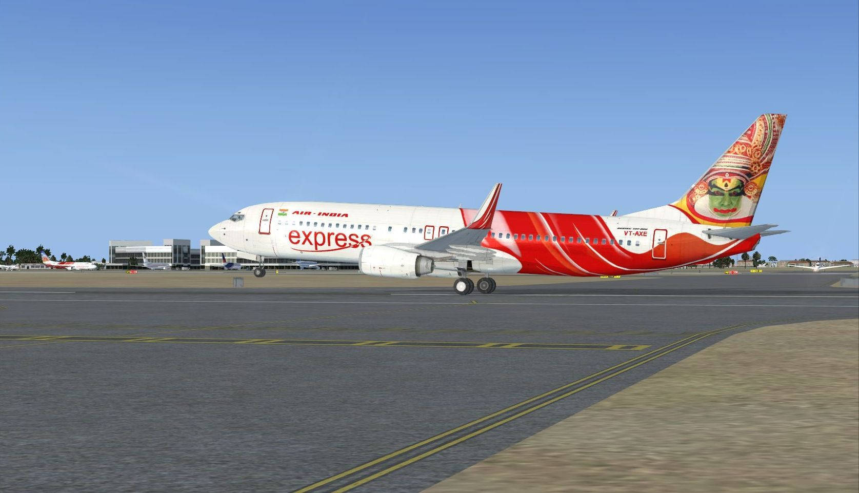 Air India Express Boeing B737-800 Sidste Flyvning Wallpaper