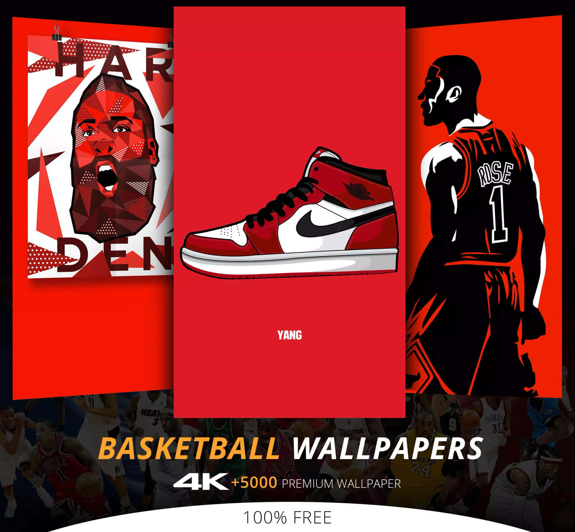 Air Jordan 1 Artwork Wallpaper