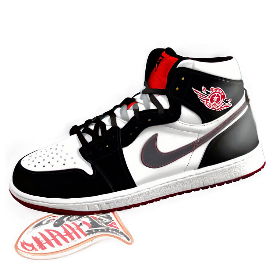 Air Jordan 1 Basketball Shoe Png Slo89 PNG