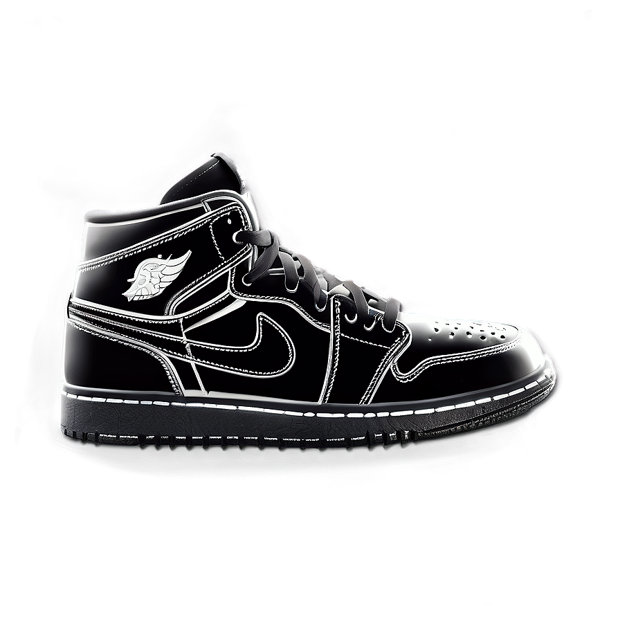 Air Jordan 1 Cyber Monday Edition Png Aay51 PNG