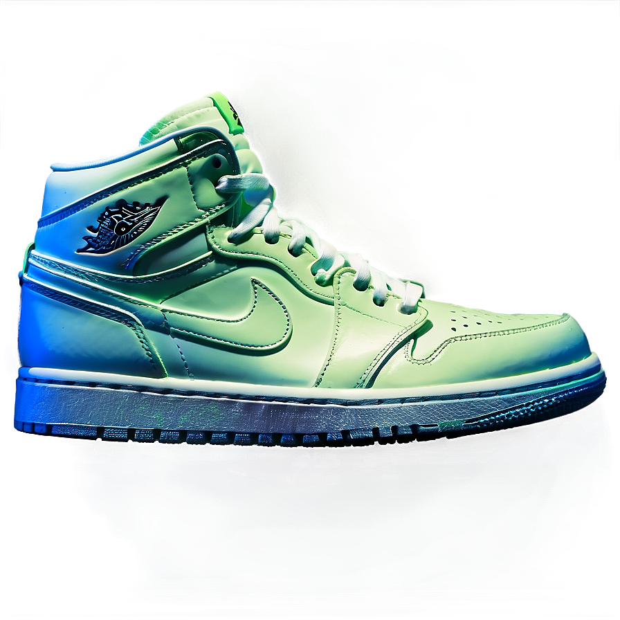 Air Jordan 1 Glow In The Dark Png 57 PNG