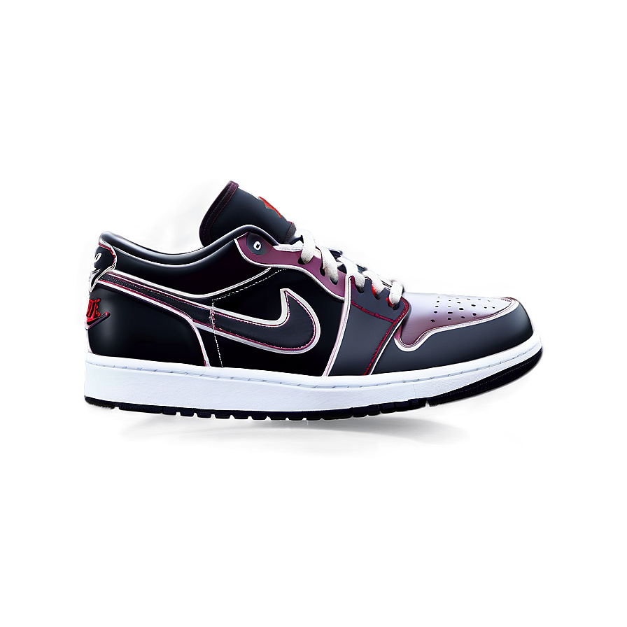 Air Jordan 1 Low Cut Design Png 06202024 PNG