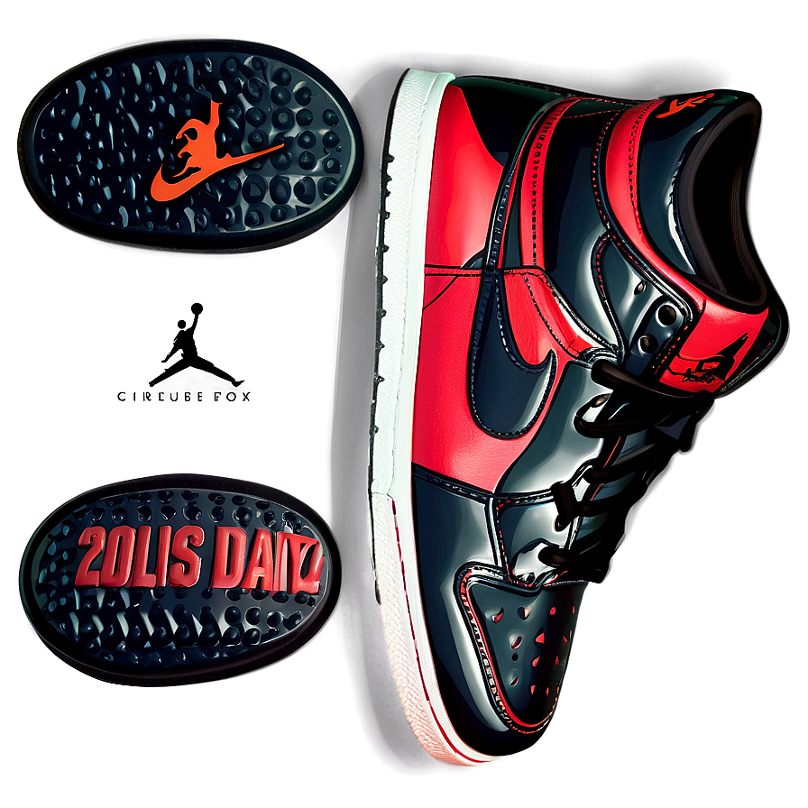 Air Jordan 1 Low Cut Design Png Emp PNG