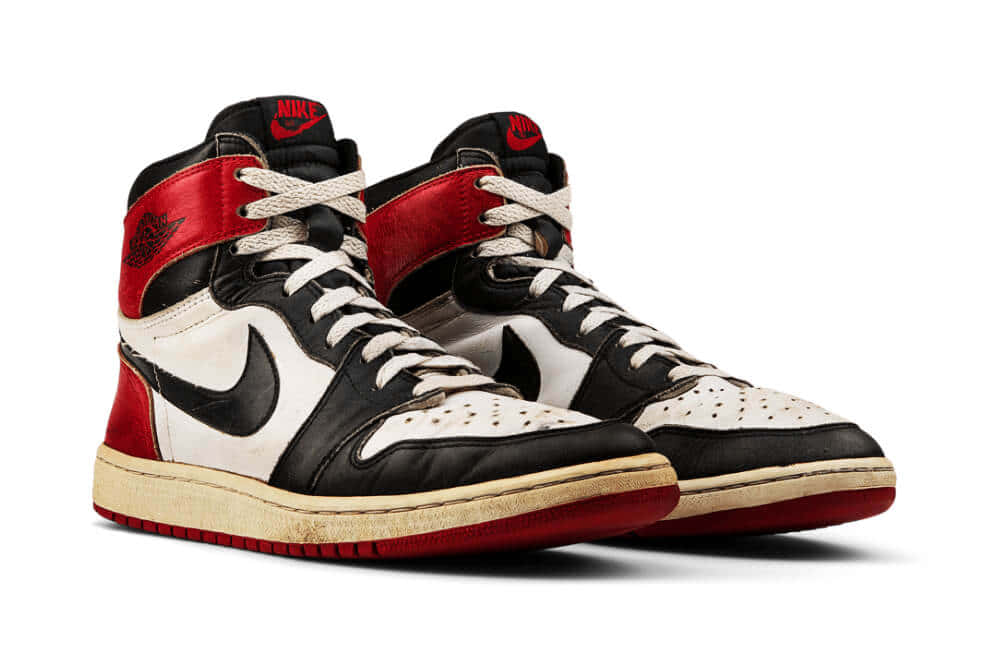 Live the sneaker dream with the iconic Air Jordan 1 Wallpaper