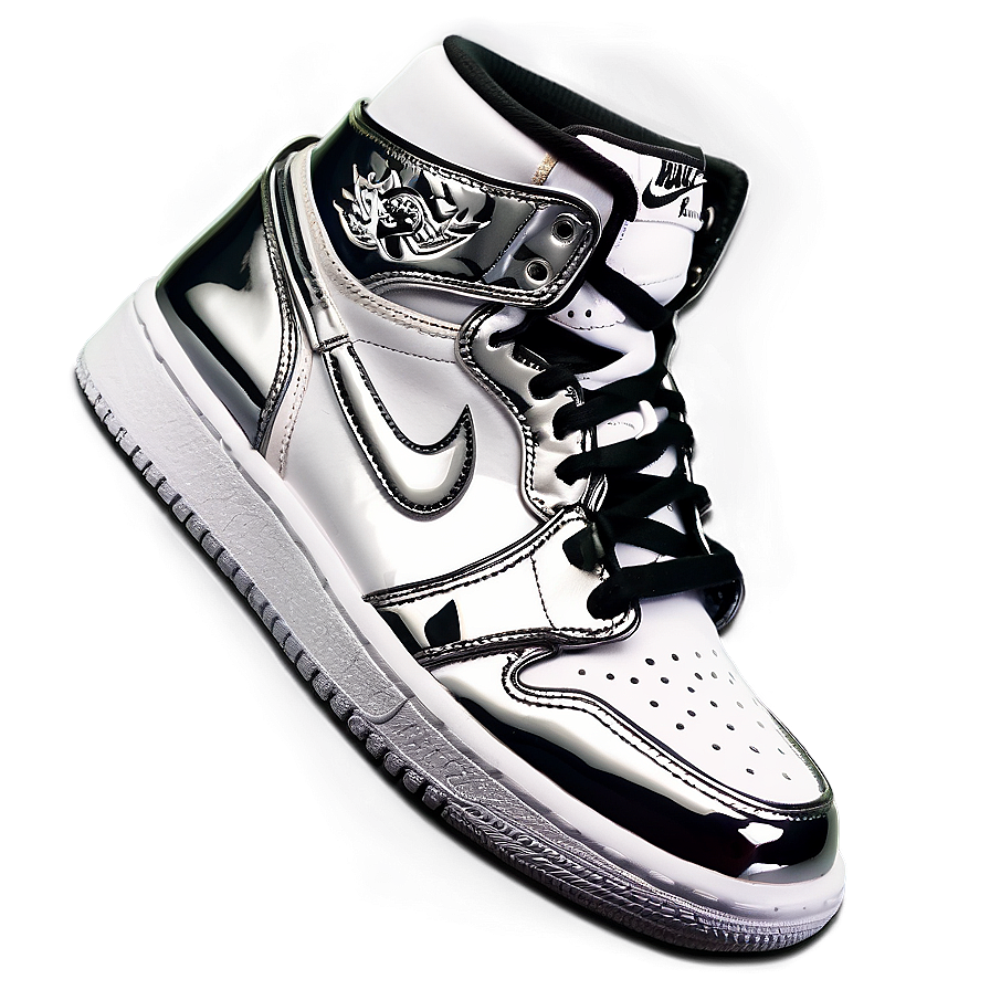 Air Jordan 1 Metallic Accents Png Vjc56 PNG