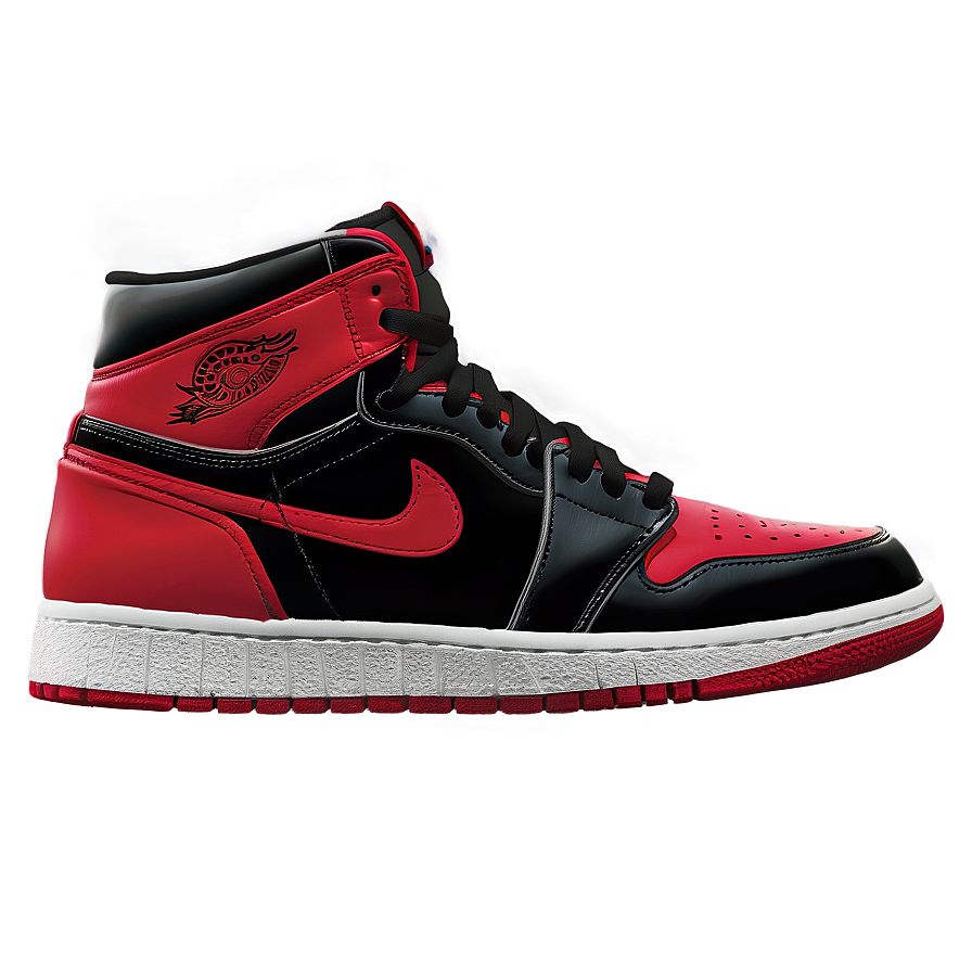 Air Jordan 1 Red And Black Png 54 PNG