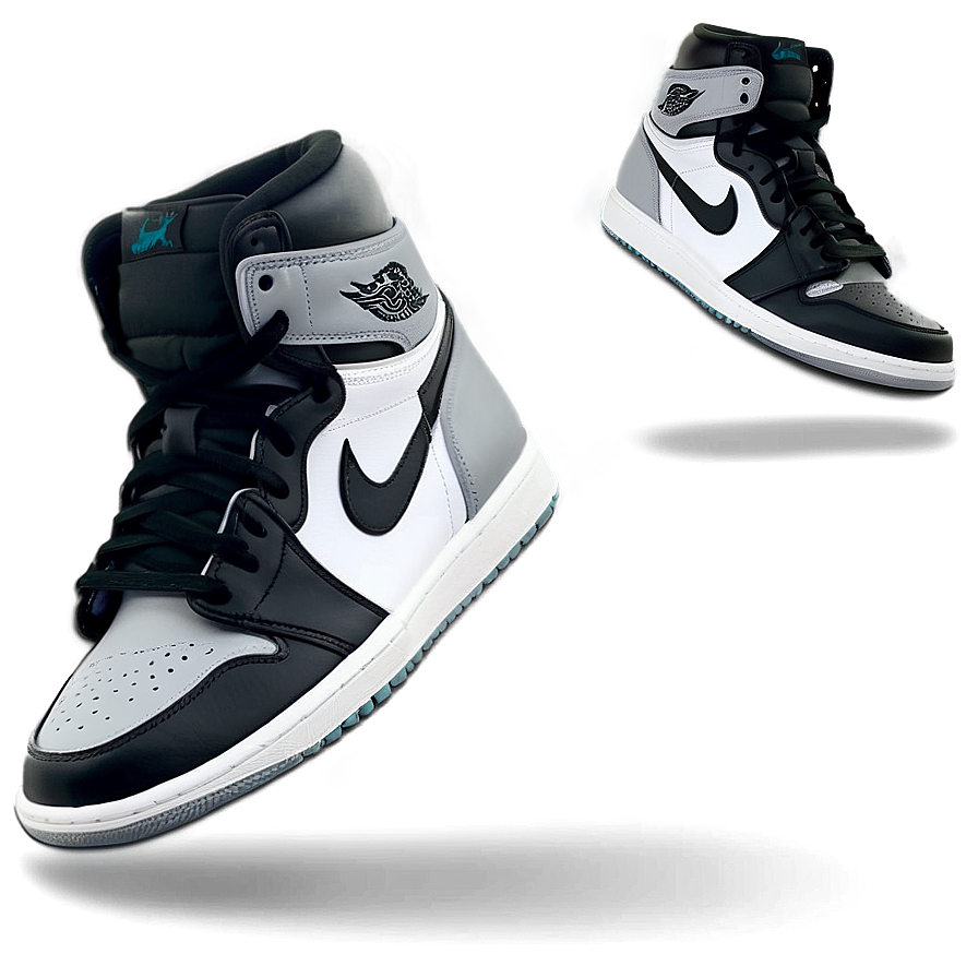 Air Jordan 1 Shadow Grey Png Npm PNG