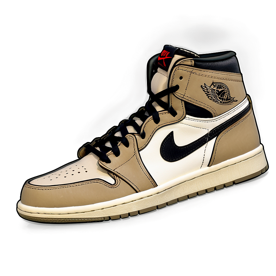 Air Jordan 1 Travis Scott Edition Png Nhl PNG