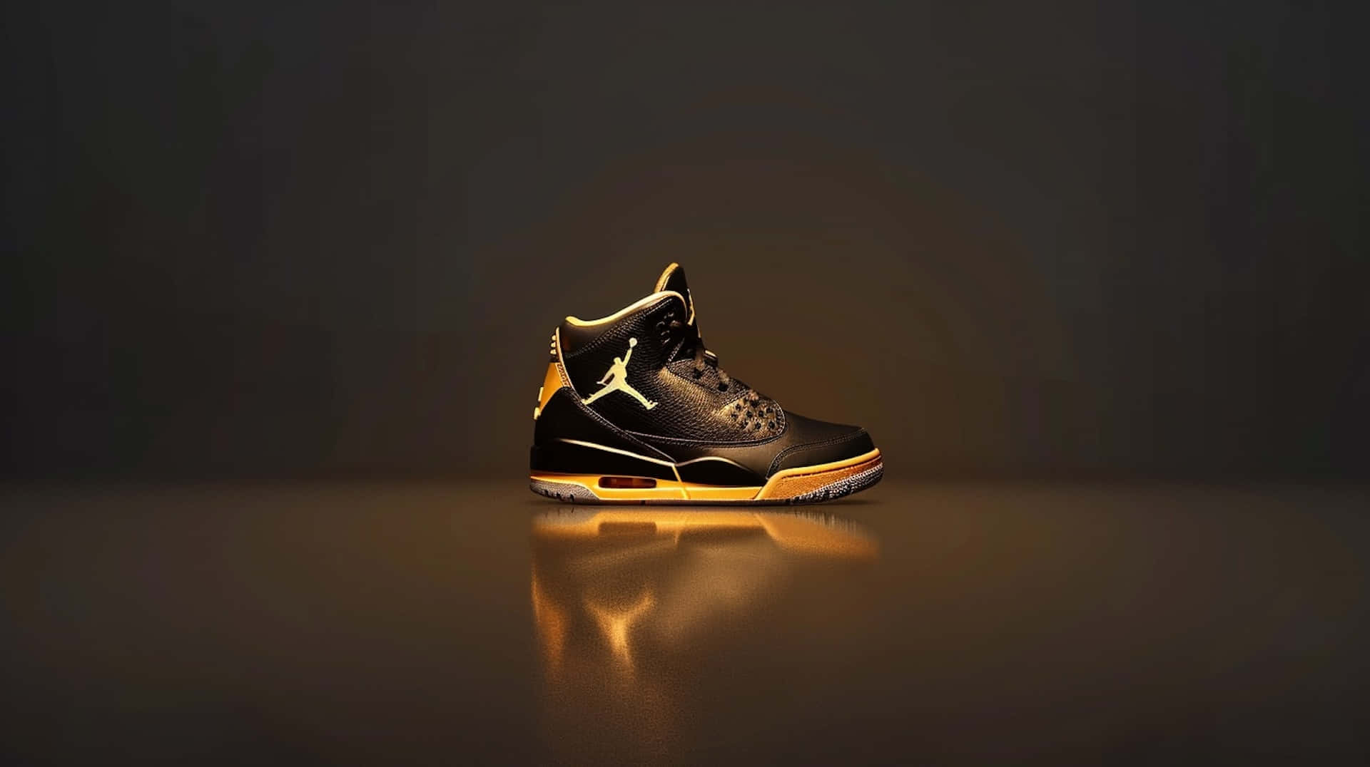 Air Jordan Sneaker Spotlight Wallpaper