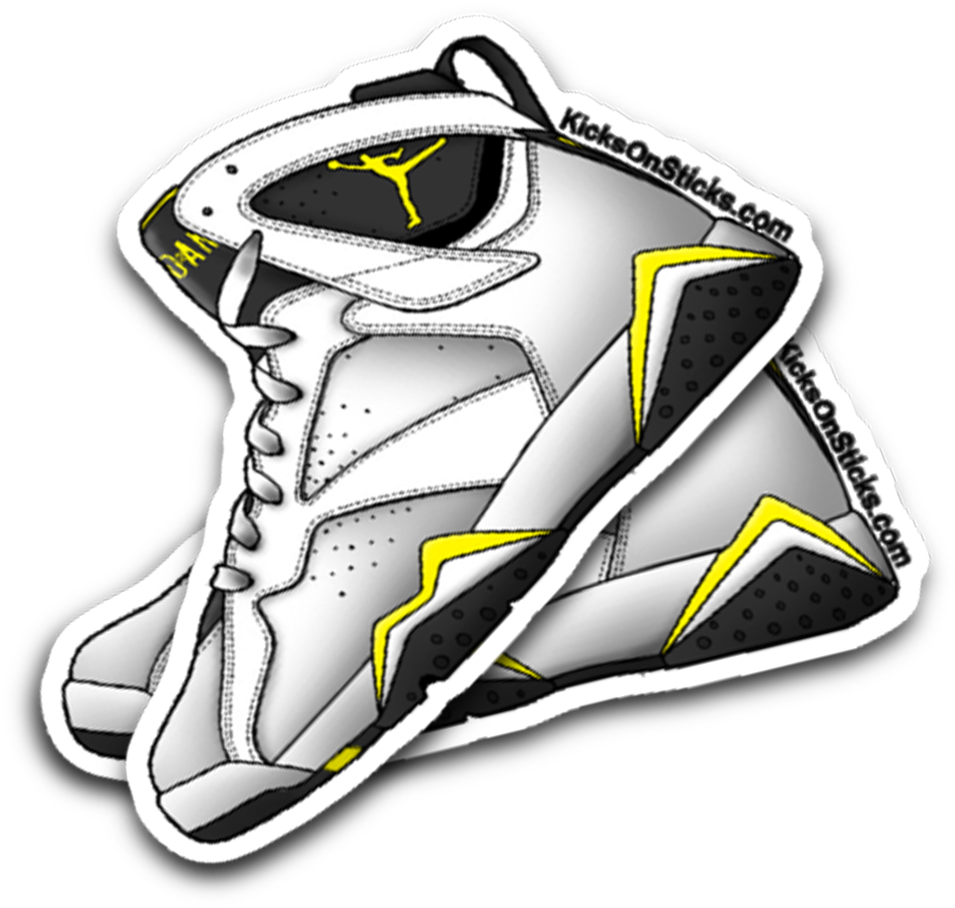 Air Jordan Sneaker Sticker Illustration PNG