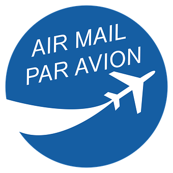 Air Mail Par Avion Sticker PNG