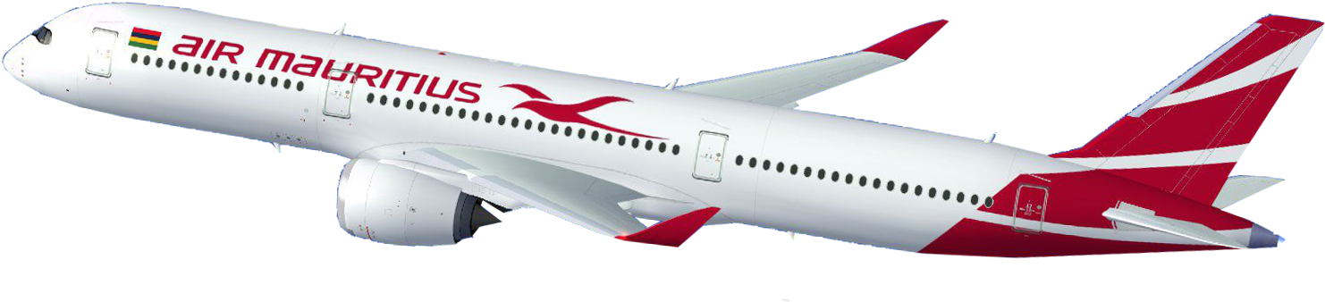 Air Mauritius Aircraft Profile PNG