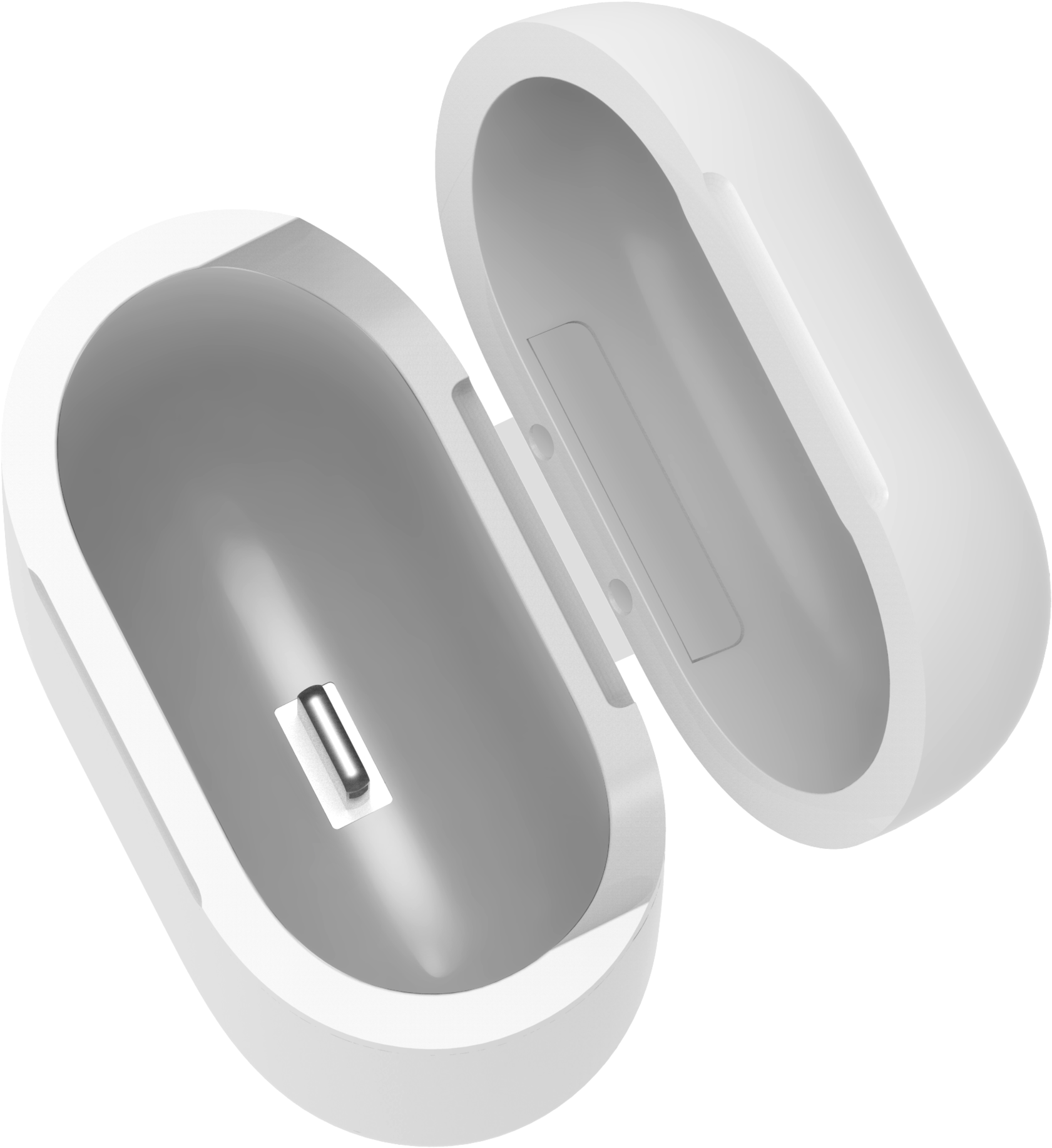 Air Pods Charging Case Open View PNG