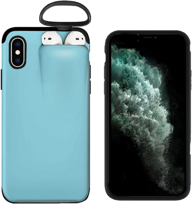 Air Podsin Casewithi Phone11 PNG