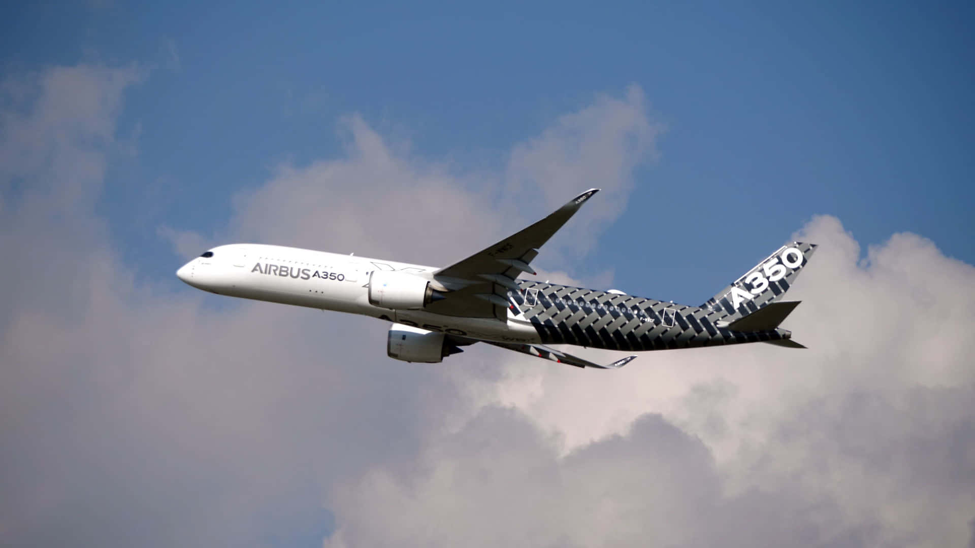 Airbus A350 In Flight Wallpaper